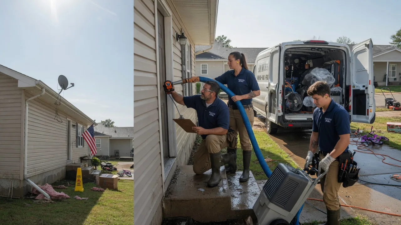 Ceiling Water Damage Restoration in Owings, MD near me