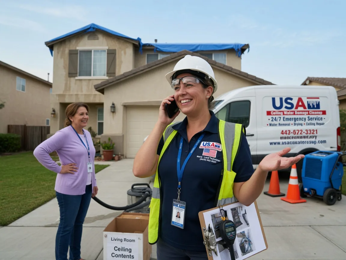 Ceiling Water Damage Restoration Owings, MD FAQs